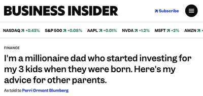 Business Insider: Daniel Ramsey on Teaching Kids About Wealth